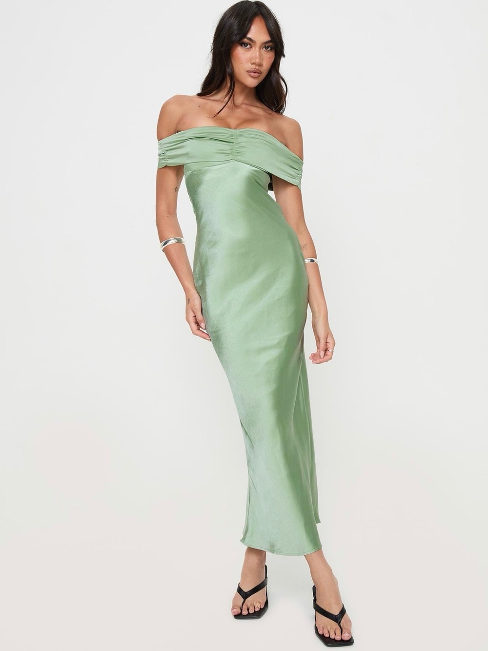Princess Polly Sadee Maxi Dress Sage